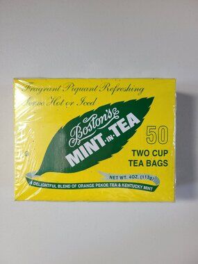 Boston's Mint in Tea Bags